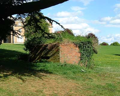 Pill Box on South Lawn.